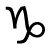 capricorn glyph